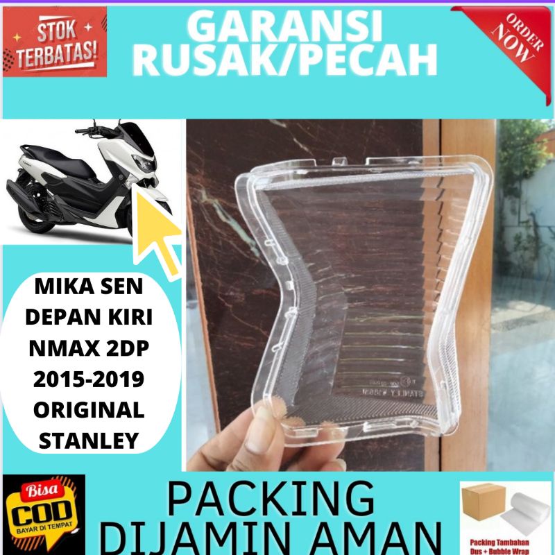 Kaca Mika Kaca Sein Sen Depan Yamaha Nmax N Max 2dp 2015 2016 2017 2018 2019 Original Bagian L Kiri 