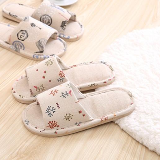 Sandal rumah empuk nyaman elegan modis Sandal kamar indoor halus big - Eiffel Tower, L