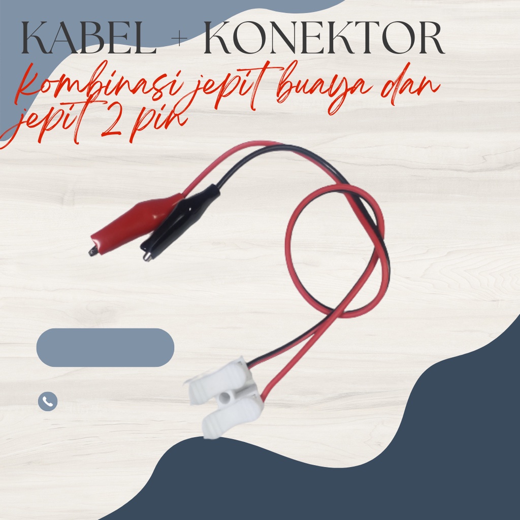 KABEL PRAKARYA  KABEL KONEKTOR SAMBUNGAN KABEL DILENGKAPI DENGAN JAPIT BUAYA KECIL UNTUK PRAKARYA TEST RANGKAIAN DAN EDUKASI