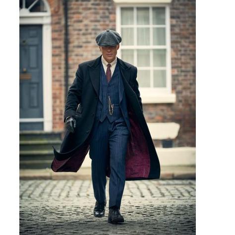 Belanja Nyaman--jaket blazer pria jubah panjang peaky blinders kren jubah gankter peaky blinders