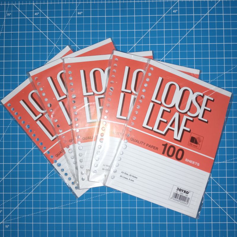 

[JOYKO] Loose Leaf A5 – Lines 100 Lembar