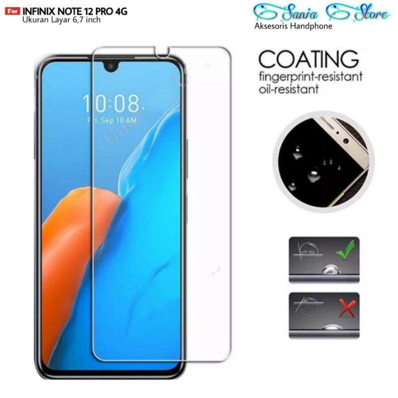 Tempered Glass INFINIX NOTE 12 PRO 4G Screen Protector Handphone