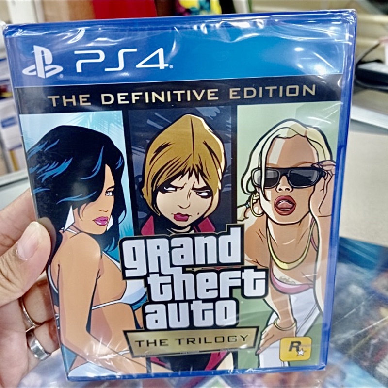 GTA Trilogy Ps4 Free Upgrade Ps5 Kaset GTA San Andreas GTA Vice city Stories GTA III Original Sony P