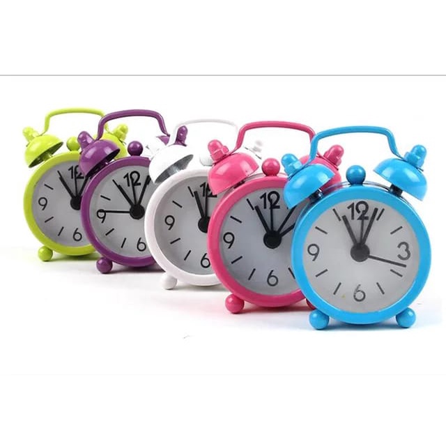 Jam Beker Alarm Mini / Jam Mini / Jam Meja Mini / Jam Unik / Jam Beker Mini / Jam Analog