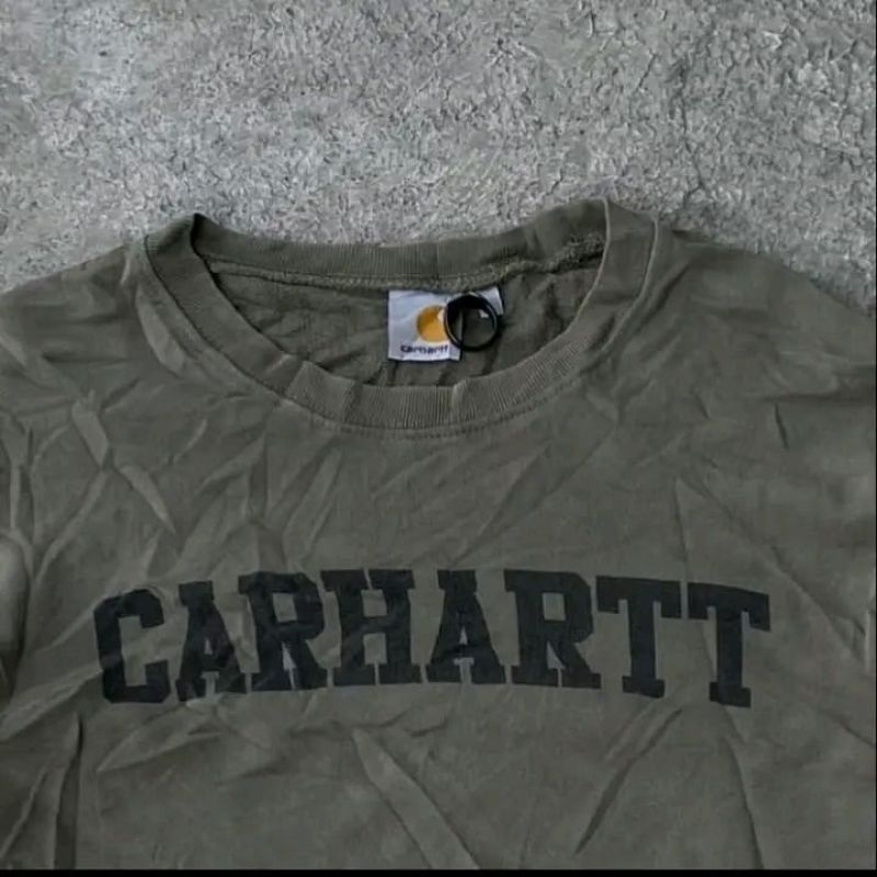 Crewneck Carhartt Green Army Second Original