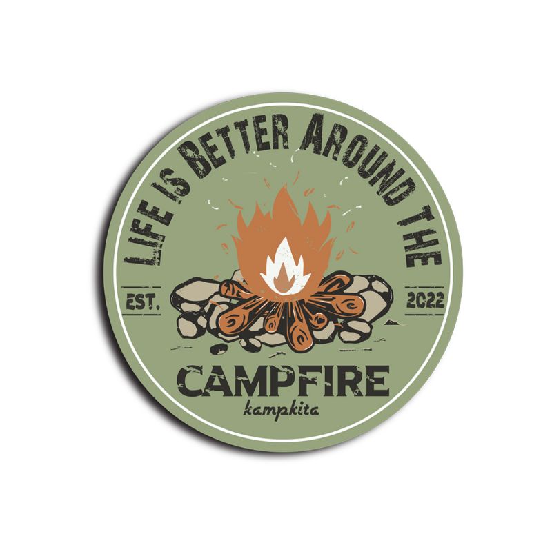 

Life Is Better Around The Campfire | Sticker