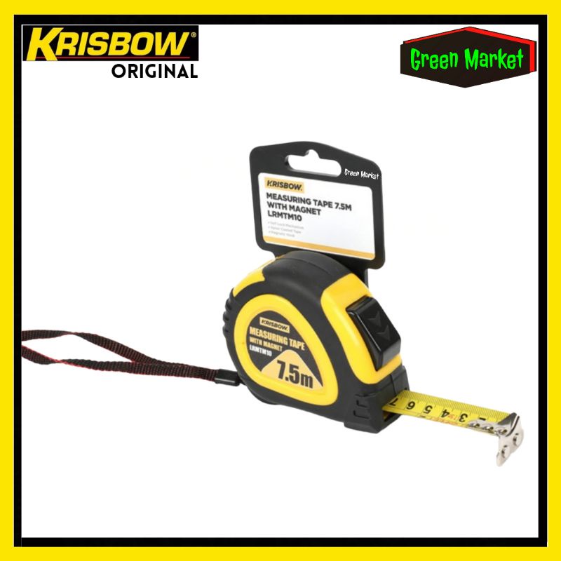 Krisbow Meteran 7,5 Meter || Meteran Krisbow 7,5 Meter || Measuring Tape Krisbow