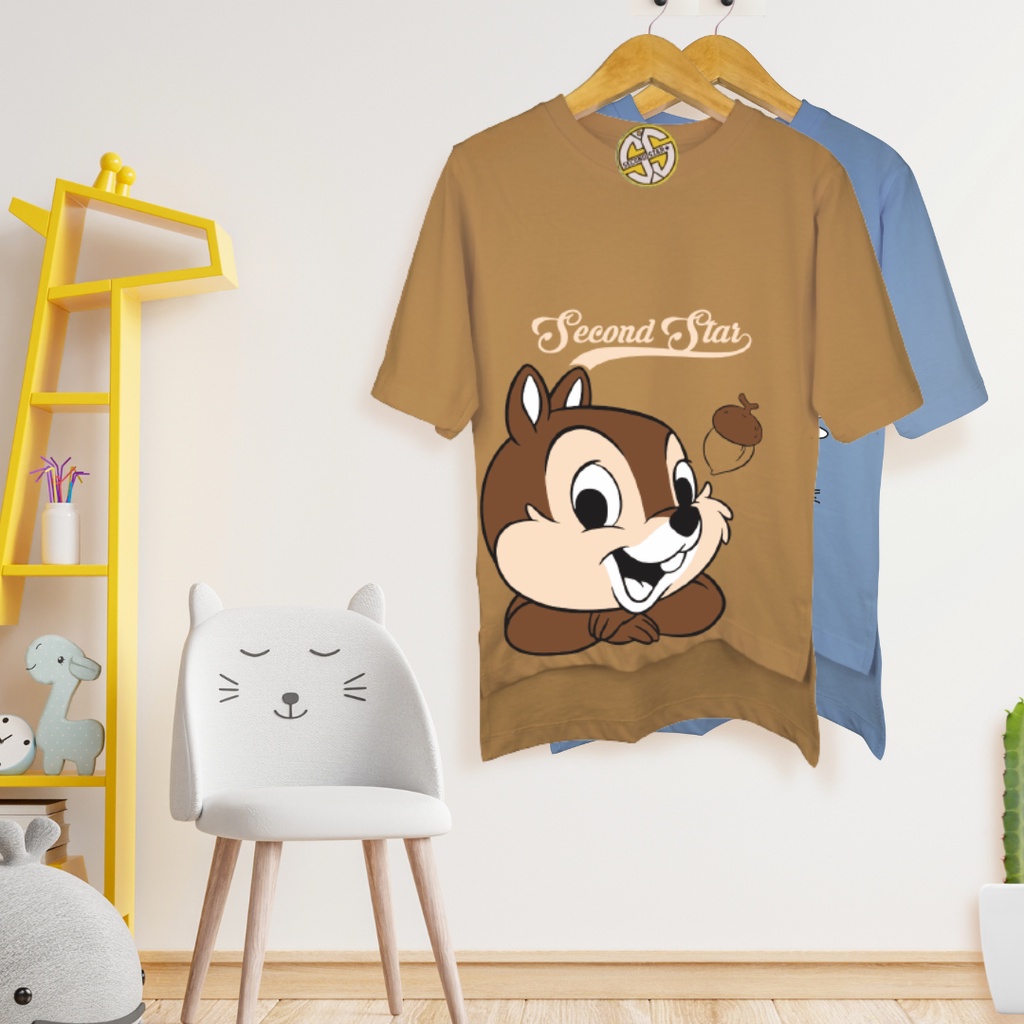 [3-8 Tahun] Tunik Anak Lengan 3/4 Anak Perempuan Secondstar - AMR200