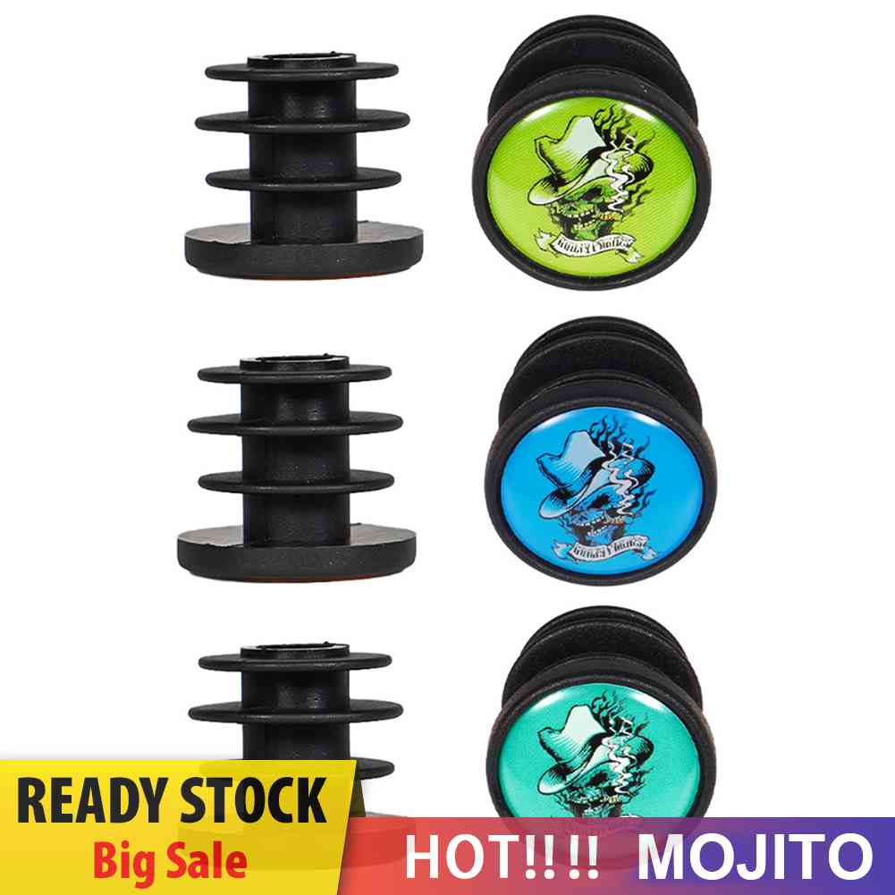 2pcs Plug Stopper Ujung Stang Sepeda Gunung Bahan Plastik