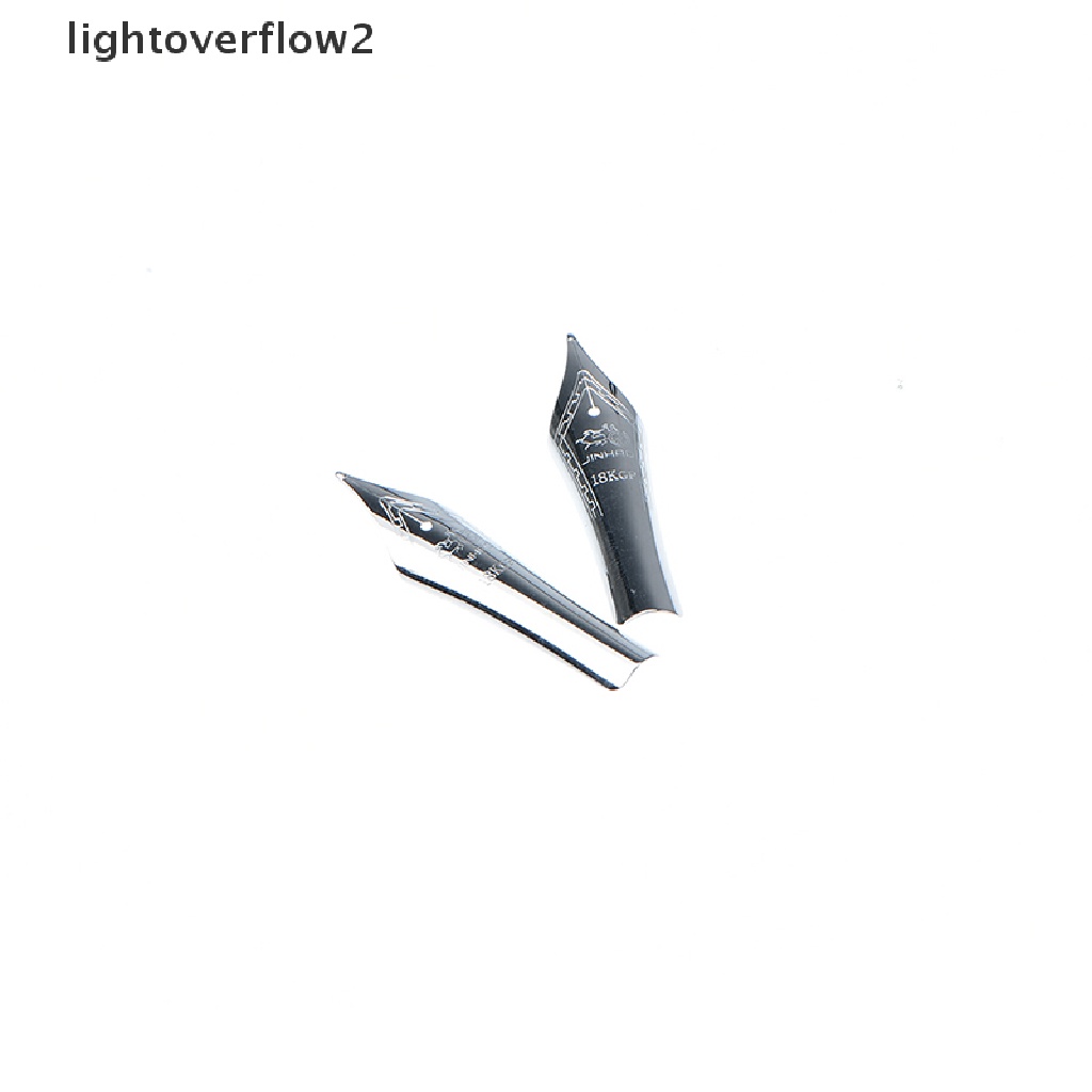 (lightoverflow2) 1pc x750 159 Pena fountain silver 0.5mm Untuk jinhao (ID)