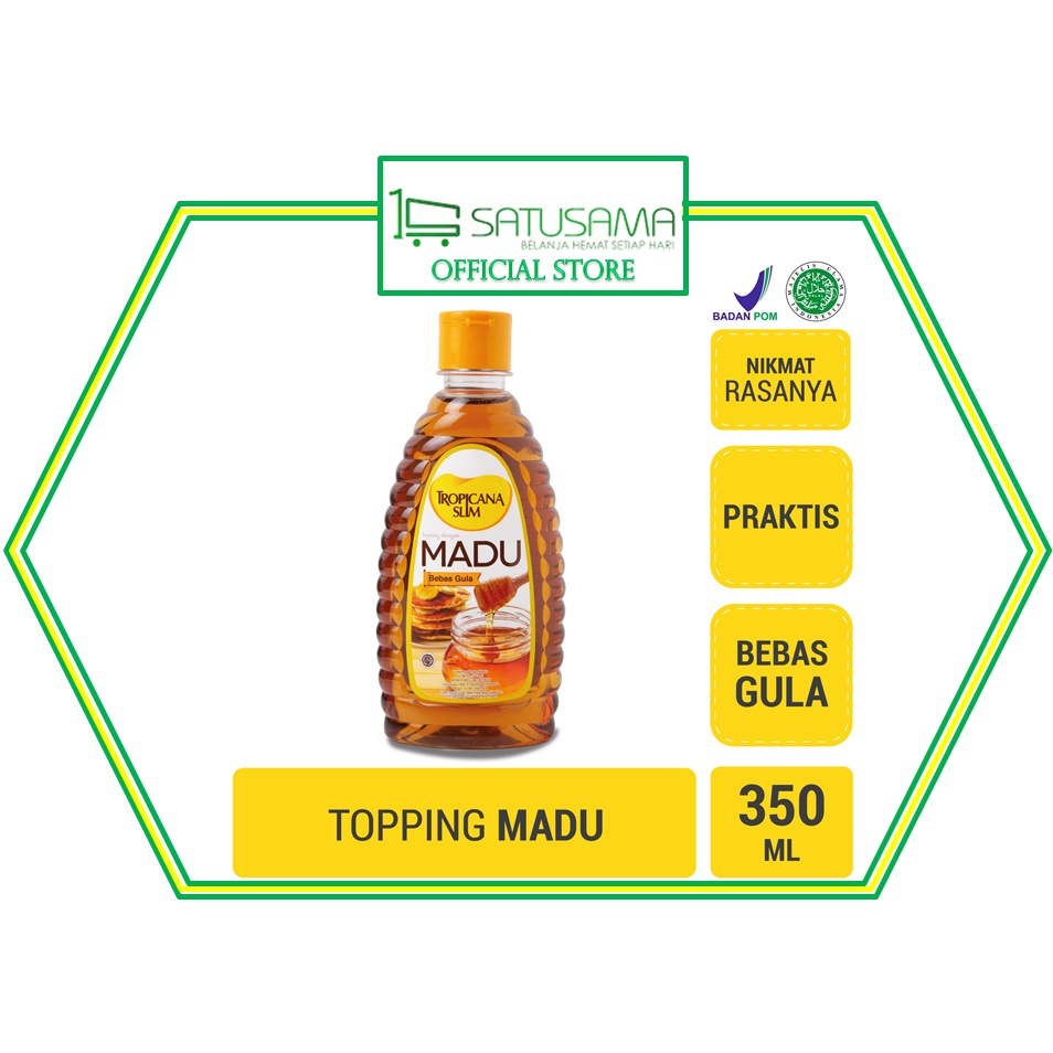 

Tropicana Slim Madu 350ml - Bebas Gula