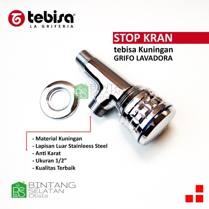 STOP KRAN SINGLE  STOP VALVE STAINLESS STEEL