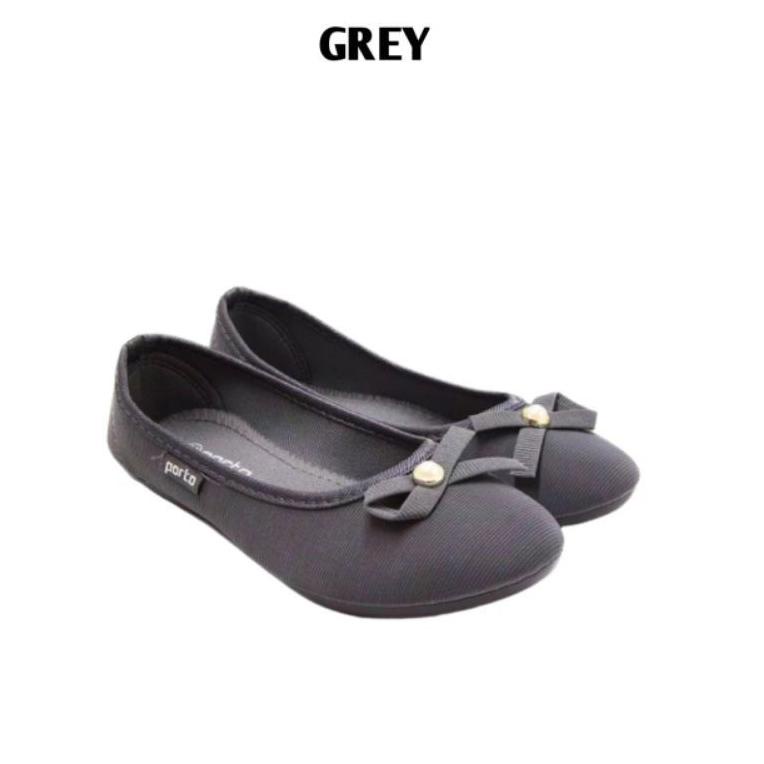 NEW PRODUCT porto sepatu wanita flatshoes balet kain simple pita korea # 871