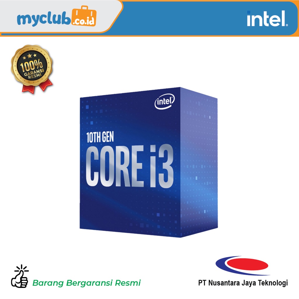 Intel CPU Core i3-10100F 4.3GHz