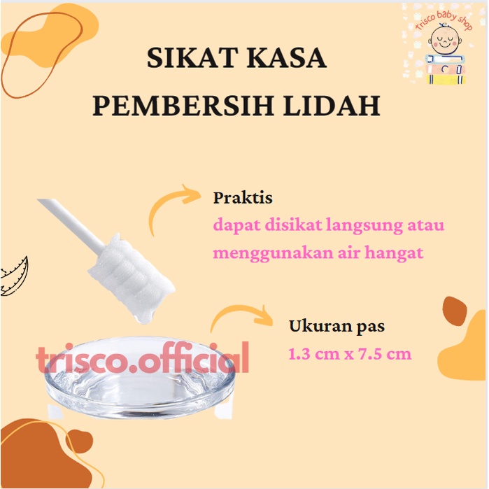 Oral Cleaner Kasa Steril Pembersih Lidah Mulut Bayi dan Anak