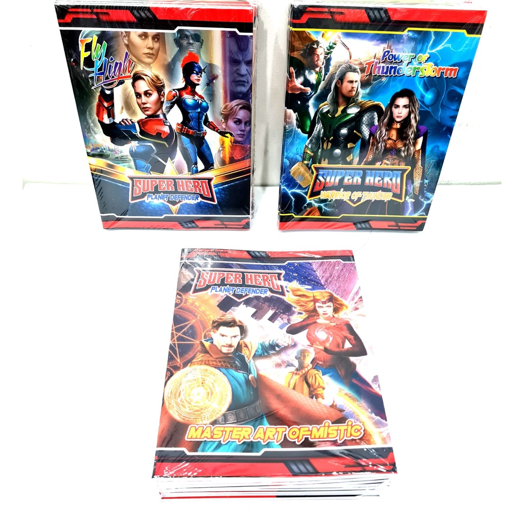 

10 BUKU TULIS KWARTO 58 LEMBAR COWO