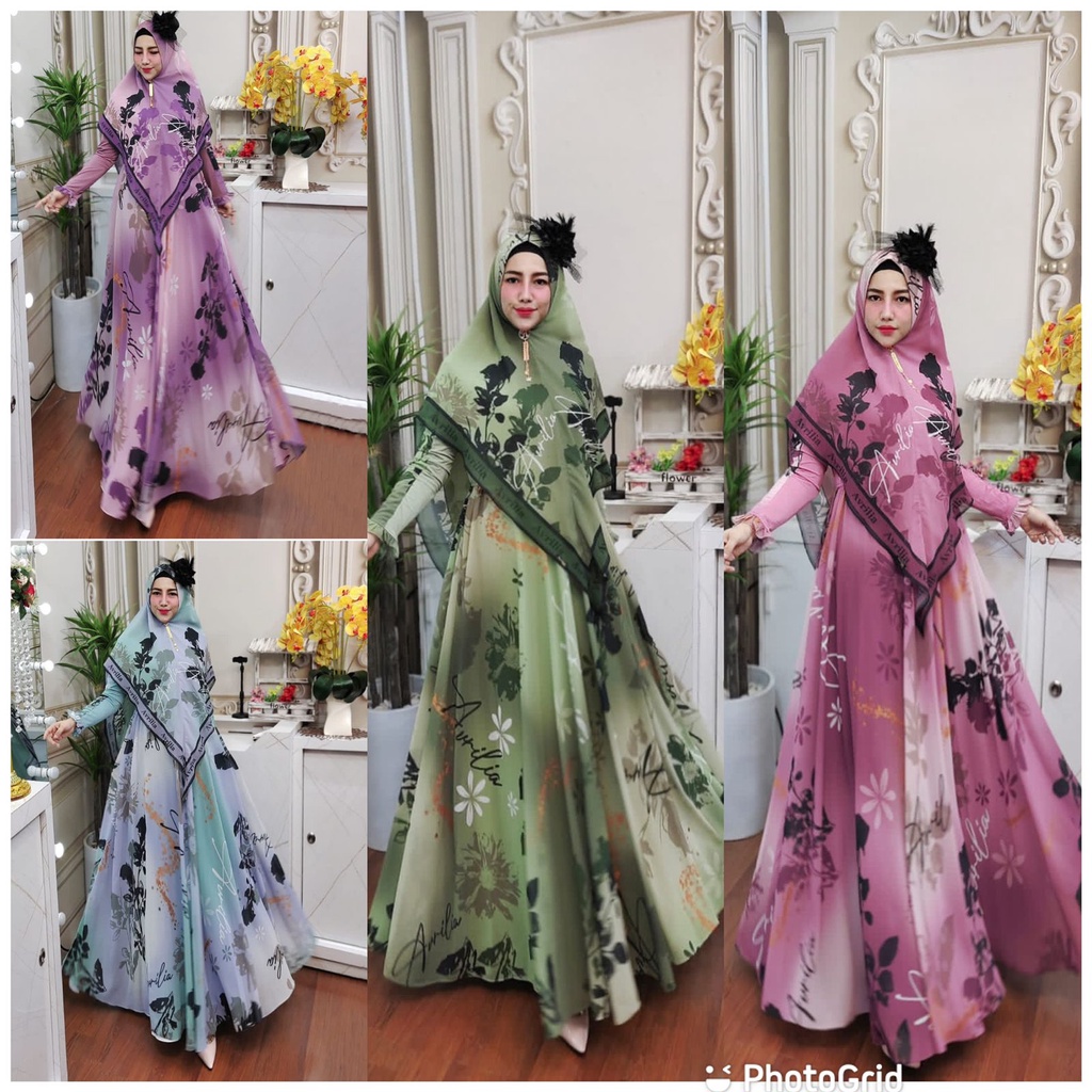 Zahira1808 Moana Syari Series By avrilia_hijab Gamis Muslim Syari Ibu Busui Dress Hijab Muslimah Ata