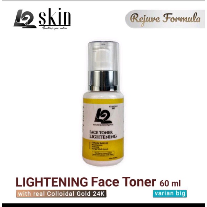 L2 SKINCARE/LIGHTENING FACE TONER