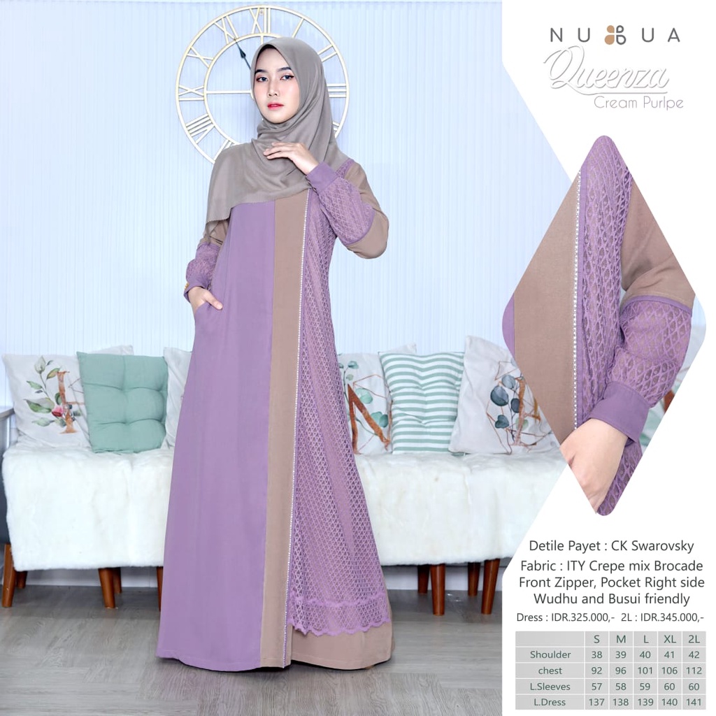 Gamis Nubua Queenza Drees Muslimah