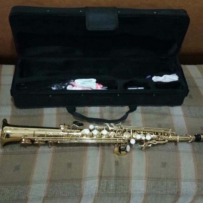 Saxophone Sopran Straigh Peganini gold series original Best Product