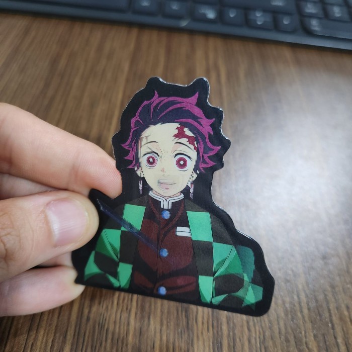 

STIKER 3D MOTION LENTICULAR ANIME - DK0158 - Demon Slayer - Tanjiro