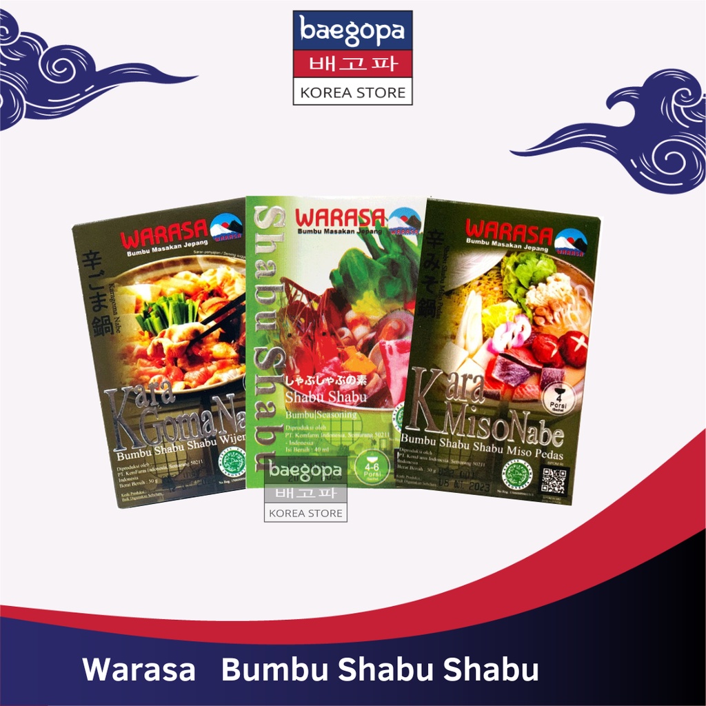 

WARASA Shabu-Shabu Bumbu Instan 50 g│ Bahan Kuah Sabusabu Gurih Praktis Halal