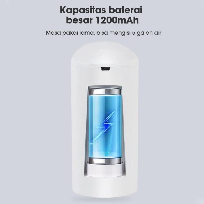 SAMONO SW-CQ01 Pompa Galon Air Elektrik Dispenser USB Rechargeable