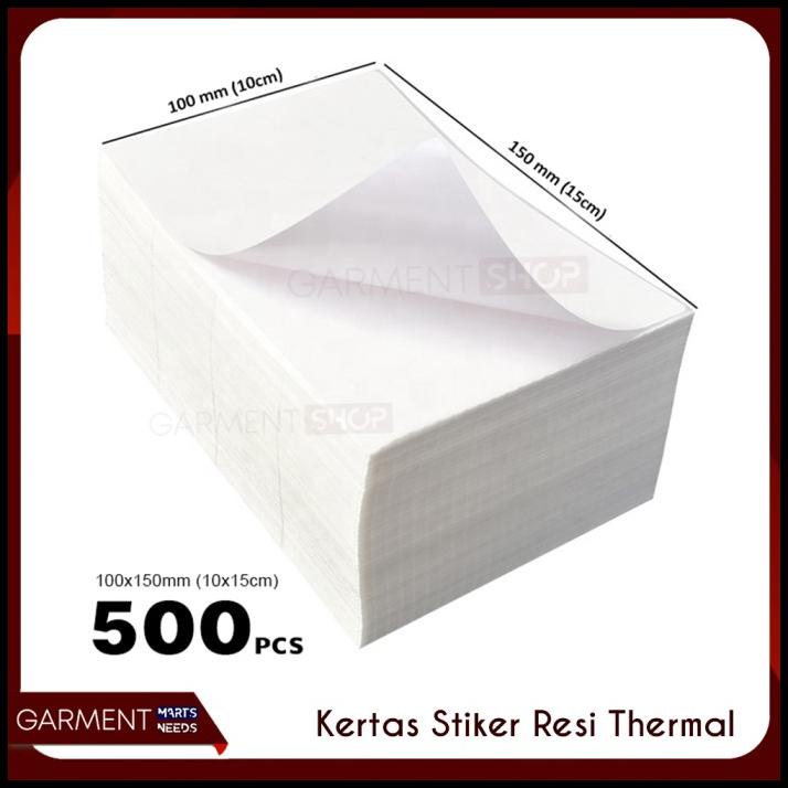 

Kertas Stiker Resi Pengiriman Barcode Label Thermal A6 Murah 10X15 Cm