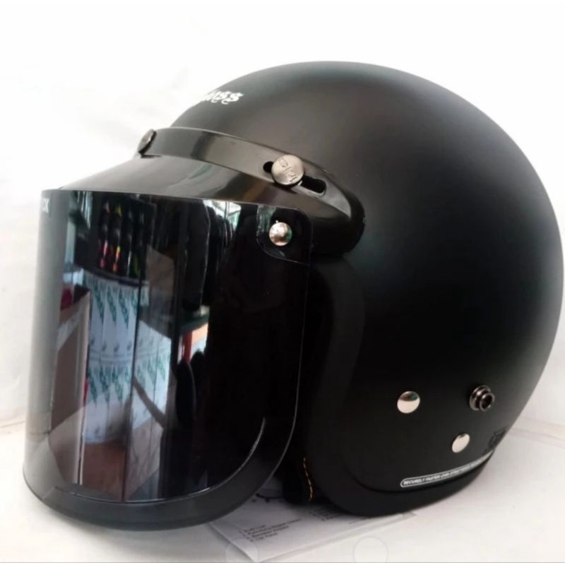 HELM CARGLOSS CFM HITAM DOFF ORIGINAL