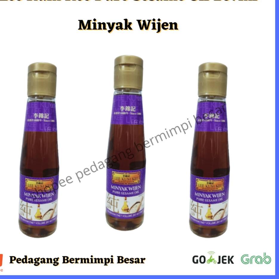 

✨Terbaru✨ Lee Kum Kee Pure Sesame Oil 207ml/ Minyak Wijen/ Sesame Oil 207ml serbuuu !