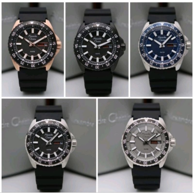 Original Jam tangan pria Alexandre christie ac 6541/ac6541