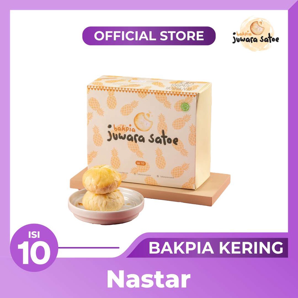 [ ISI 10 ] BAKPIA NASTAR - BAKPIA JUWARA SATOE OLEH OLEH KHAS JOGJA