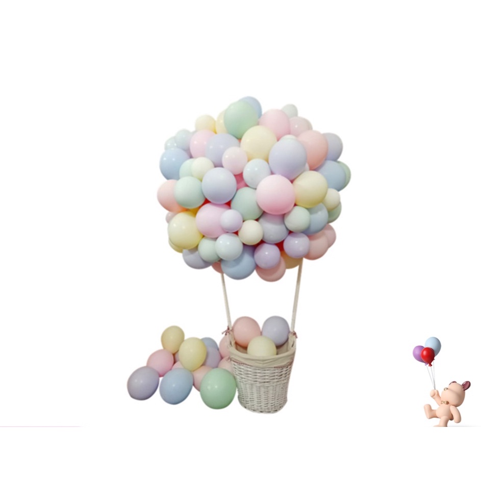 Balon Latex Macaron / Balon Pastel tebal 12 inch / balon ulang tahuN