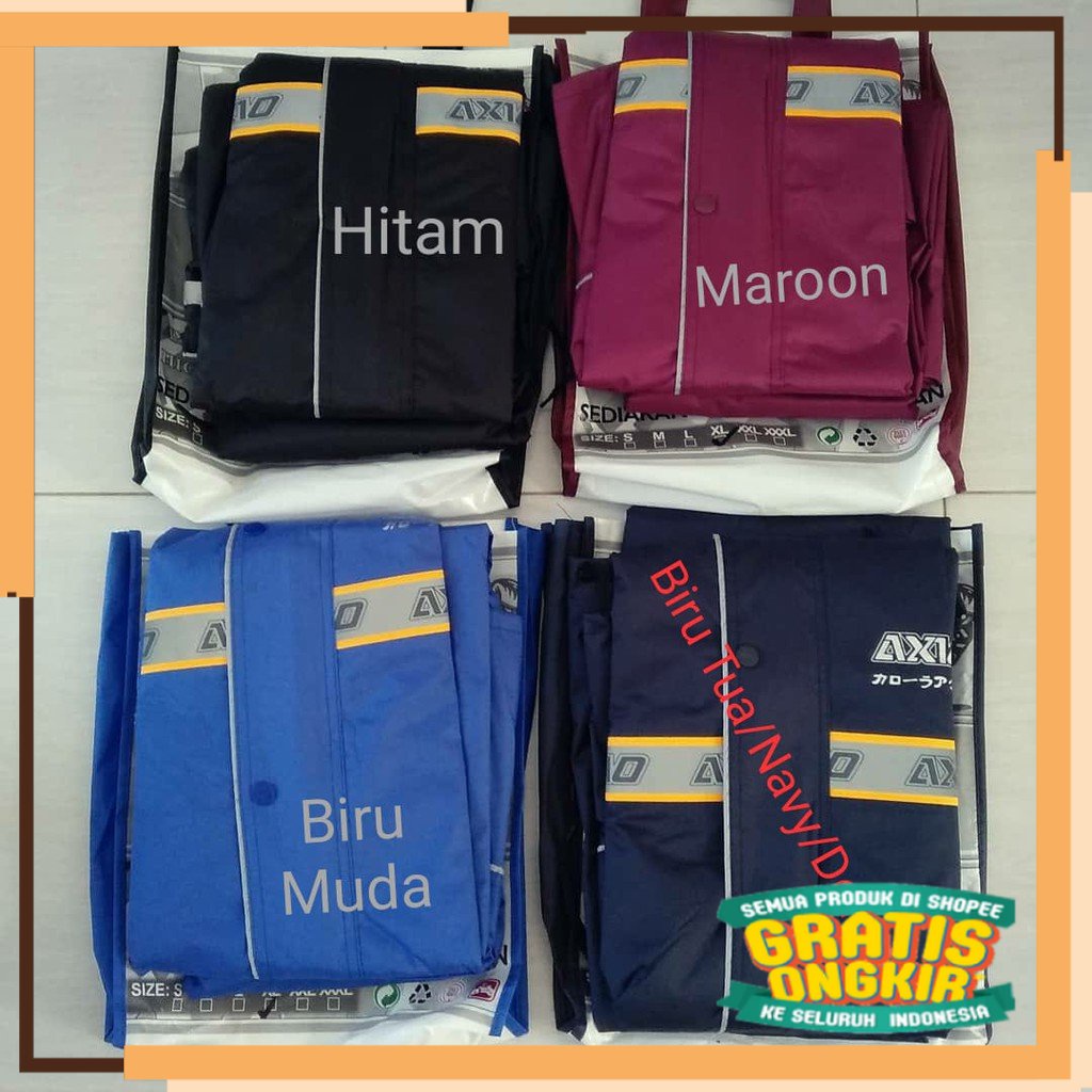 MUSIM DINGIN MANTEL TEBAL Jas Hujan Axio 882 ORIGINAL/Raincoat Axio Import/Mantol Hujan Axio/Mantel 