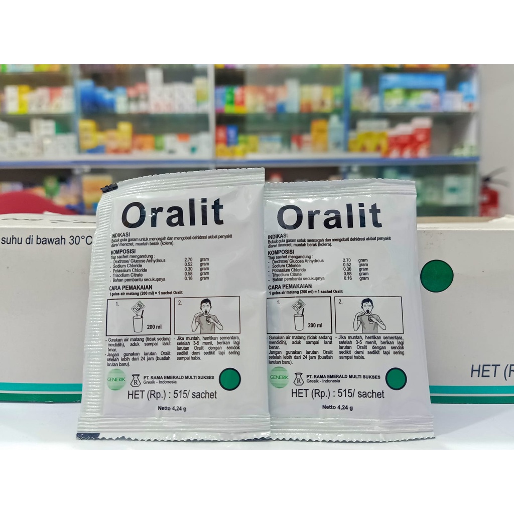 Oralit 1 Sachet Pengganti Cairan Tubuh