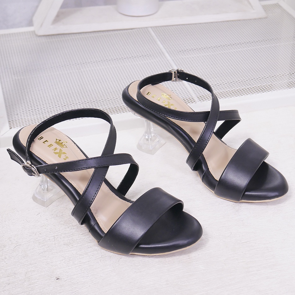 Bernx's Shoes - Nindhy Sendal Wanita High Heels Wanita 7 Cm Tali Silang