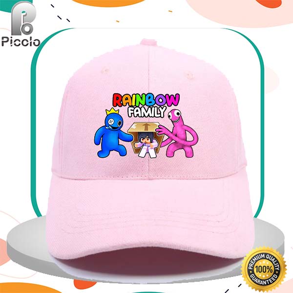 TOPI ANAK ANAK MOTIF RAINBOW FRIENDS 2-9 Tahun UNISEX