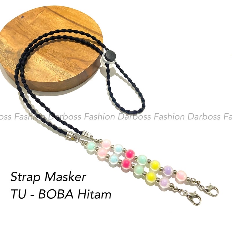 Strap masker Hijab 2in1 / Tali Masker anak dan dewasa / Kalung Masker / Konektor Masker Hijab / Rantai Masker / Rantai kacamata akrilik / strap mask gaya korea / mote doff / grosir strap masker