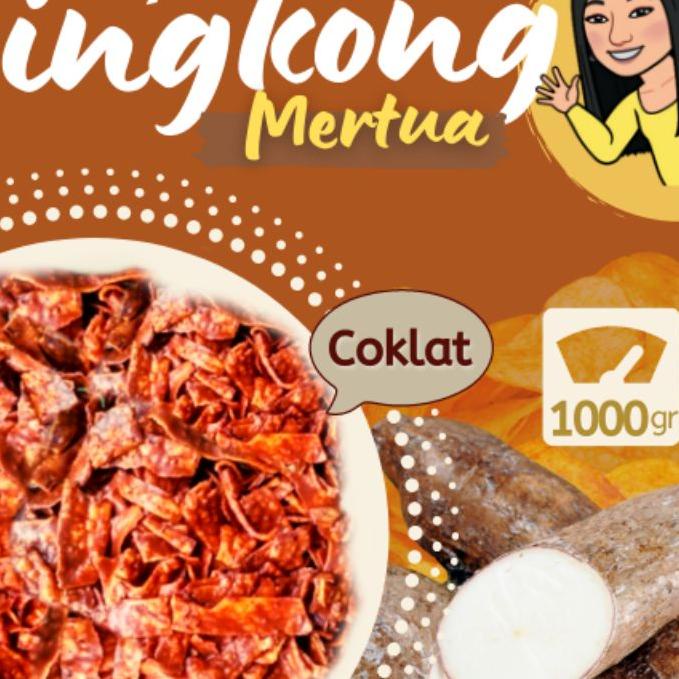 

10.10 BIG SALE FASION keripik singkong coklat 1 kg grosir