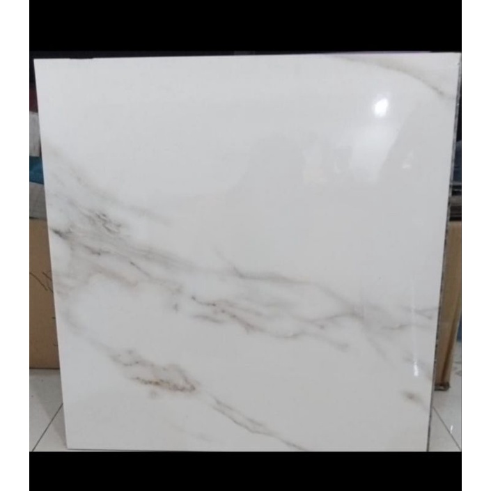 keramik lantai kamar ruang tamu platinum lecce grey 50x50 motif marmer