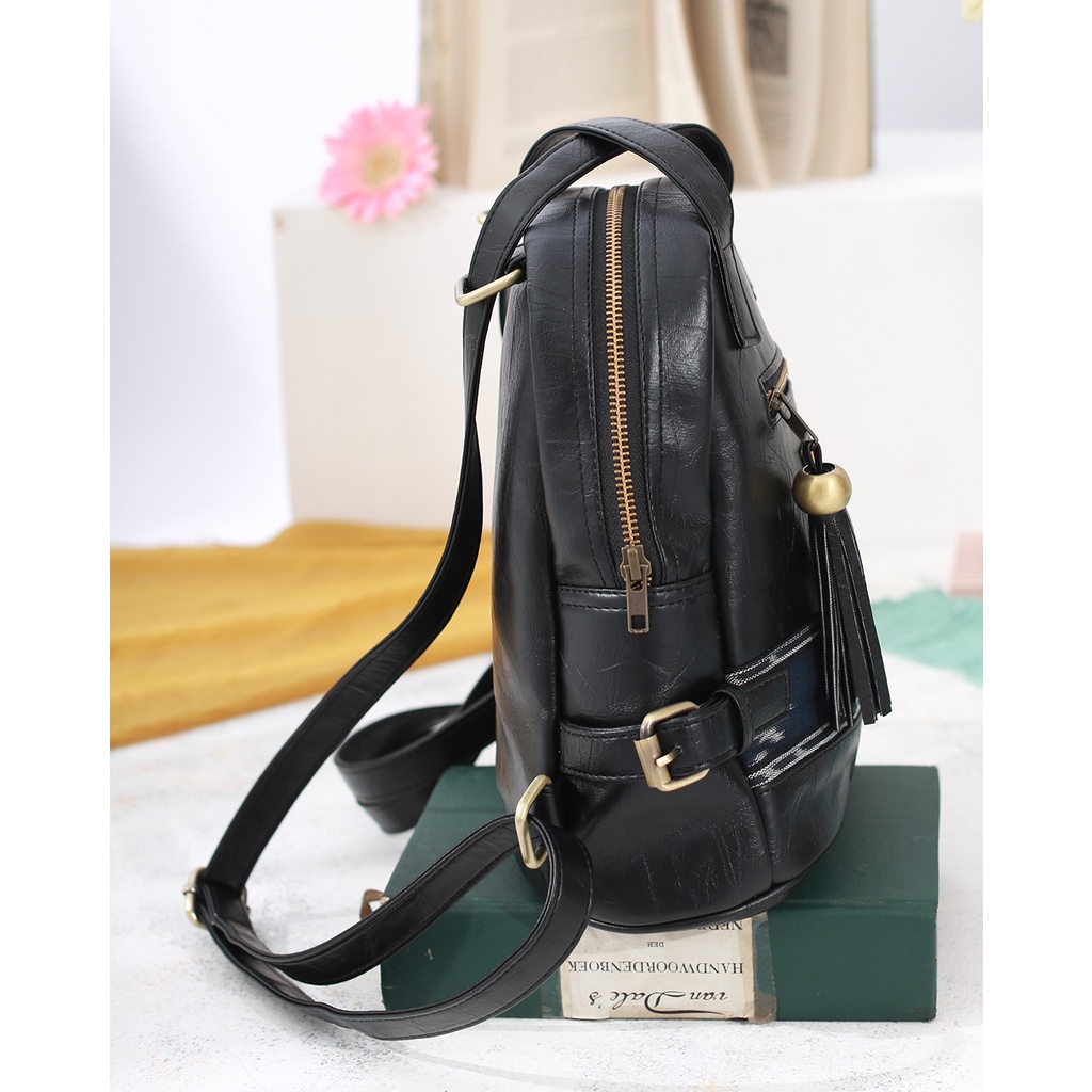 Tako Bags - Ransel Etnik Multifungsi - Gi Black Ethnic