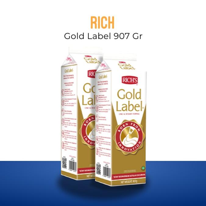 

[COD] Rich Gold Label Whip Cream 907 Gr [COD]