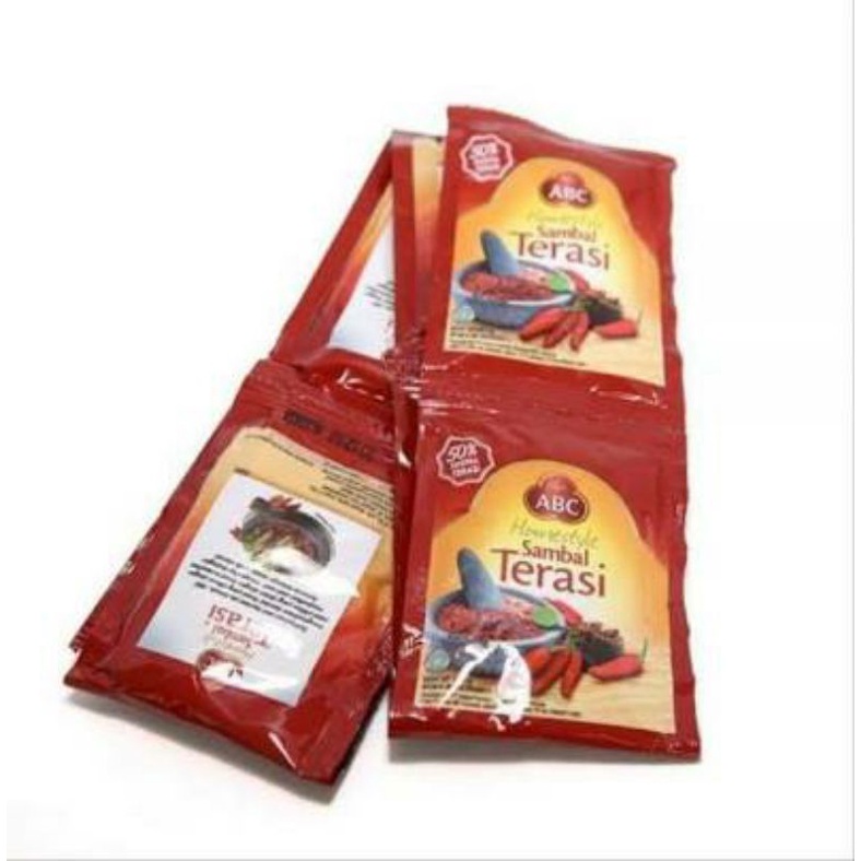 

Sambal terasi ABC 10 sachet