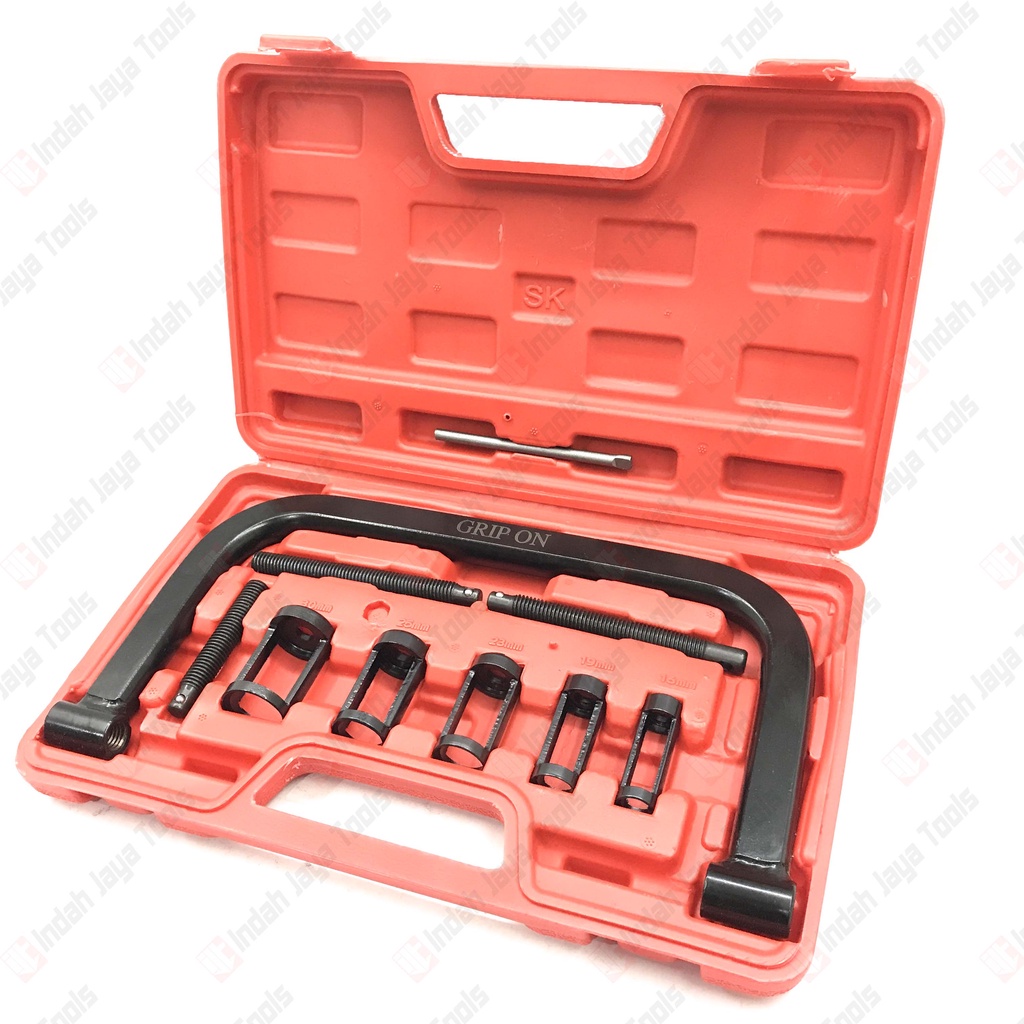 GRIP ON 18-181 Valve Spring Compressor Set 10 Pcs - Treker Klep Set