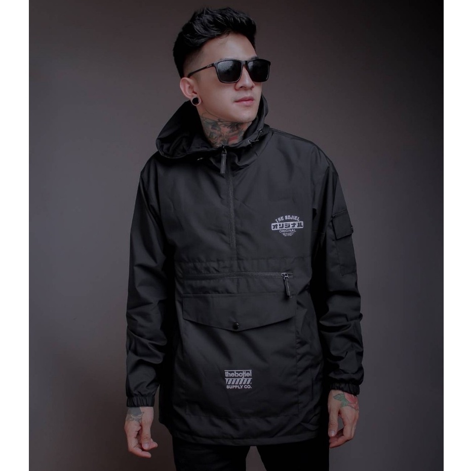 JAKET CAGOULE PRIA MURAH-JAKET PARASUT SIMPLE THE BOJIEL-JAKET WATERPROOF