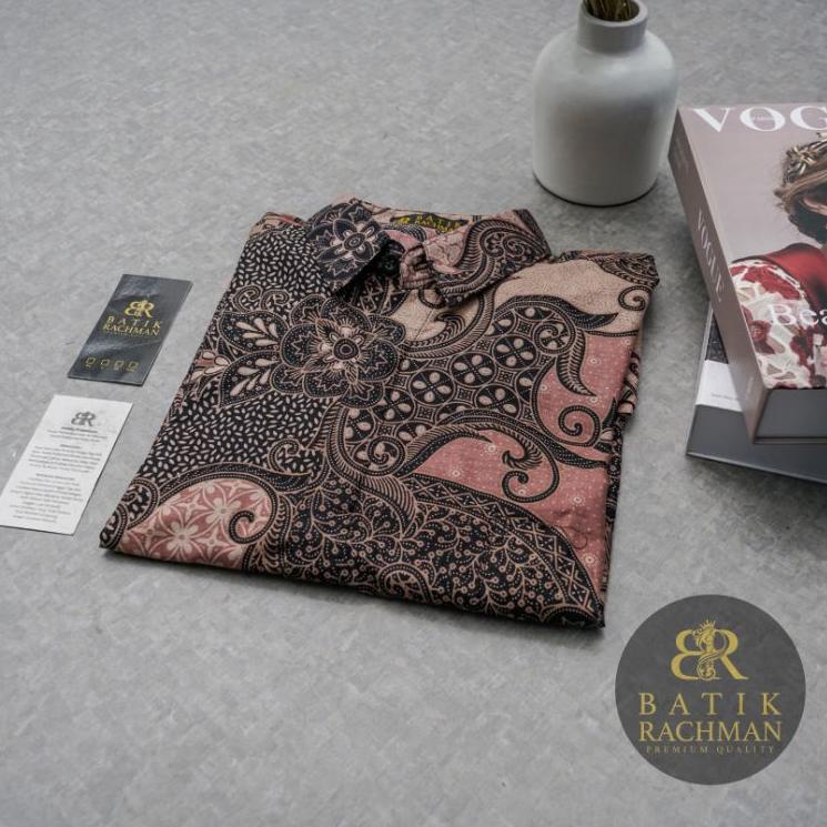 Harga Murah.. Baju Atasan Kemeja Kameja Batik Pekalongan Pria Cowok Laki Laki Lengan Panjang Premium