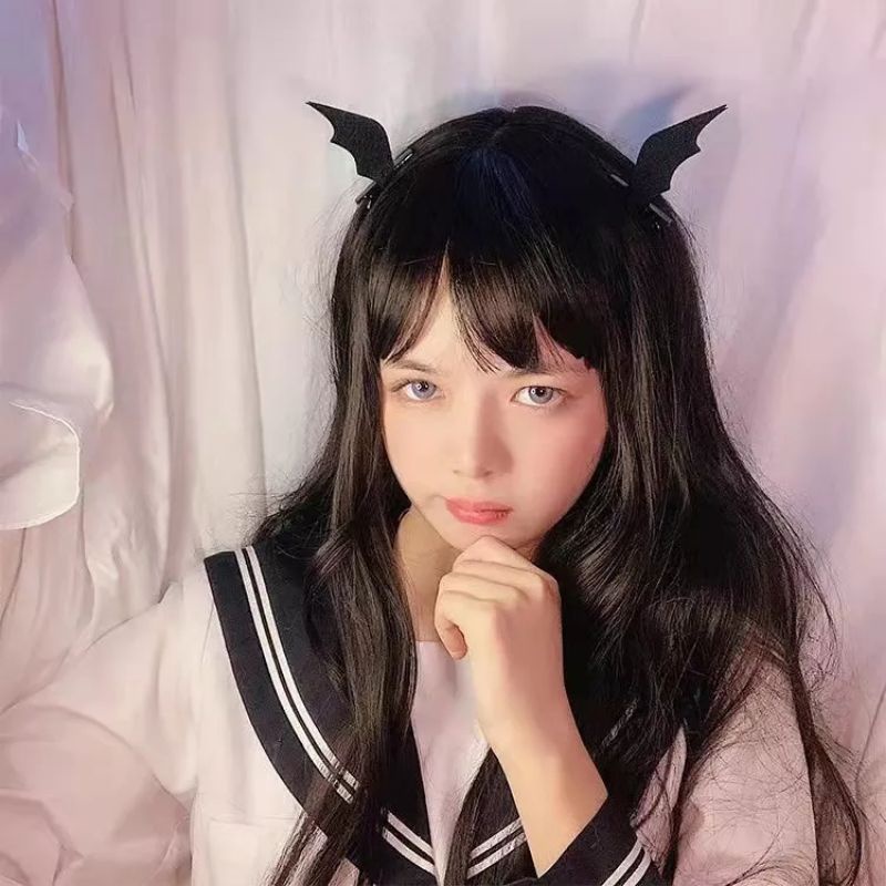 JEPIT RAMBUT LITTLE DEVIL ANGEL SAYAP KELALAWAR BETMEN JEPITAN HAIRPIN COSPLAY HALLOWEEN HPWI