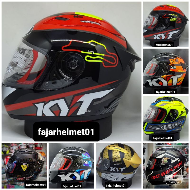 Helm Full Face KYT RC Seven Paket Original