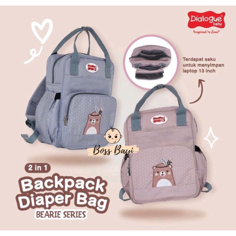 Dialogue Baby Tas Ransel Bearie Series - DGT7316