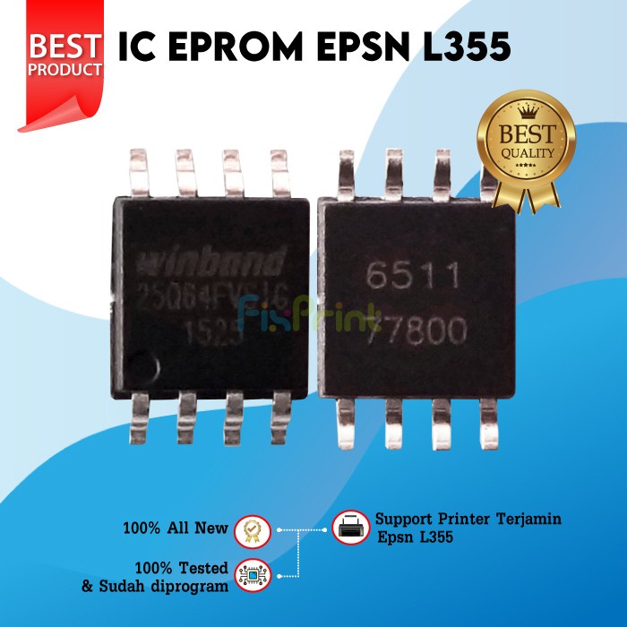 IC Eprom Eeprom Epson L355 Resetter Counter Mainboard Printer L355